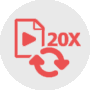 20X faster