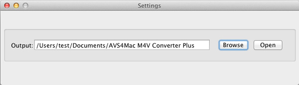 customize output path