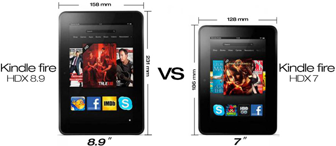 kindle fire hdx 8.9 vs kindle fire hdx 7