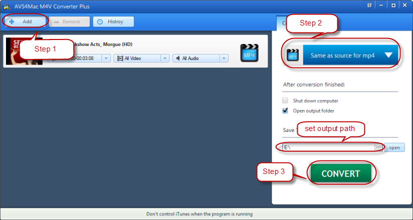 convert itunes videos to mp4